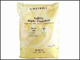 Weisse Callebaut Couverture für Schokobrunnen und zur Herstellung von Pralinen und Konfekt